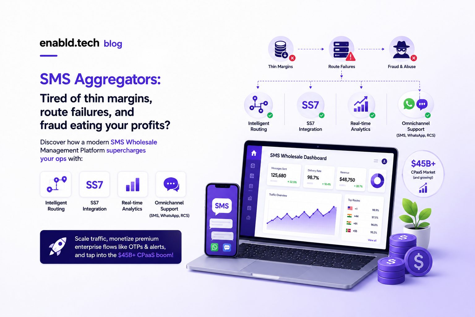 SMS Wholesale Management Platform: How Aggregators Can Scale and Monetize Traffic